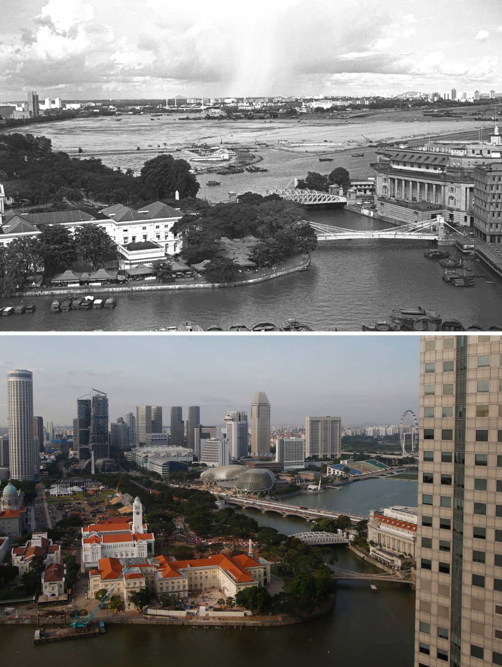 Сингапур сейчас и 50 лет назад