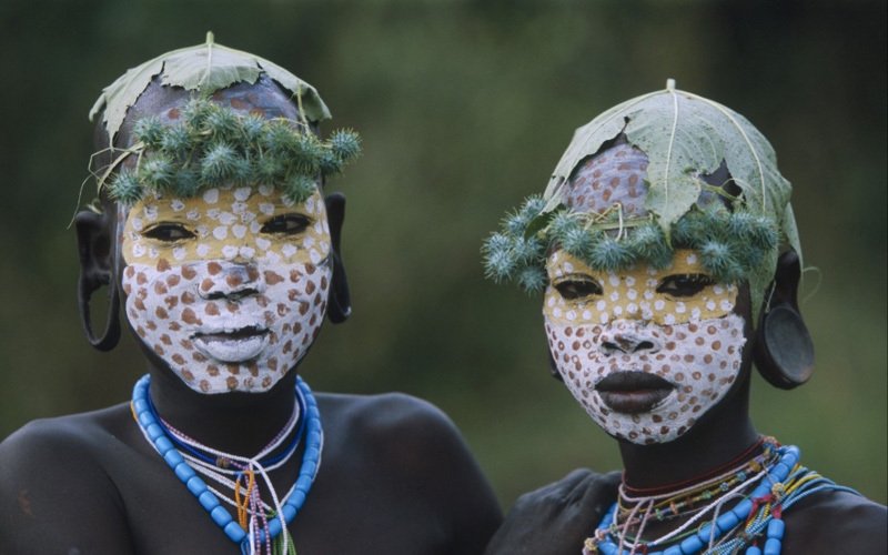 Мода и красота в африканском племени