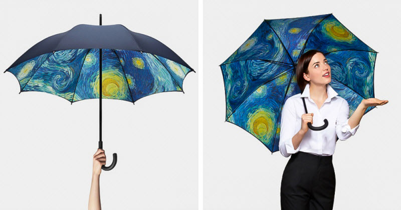 Необычные дизайнерские зонты