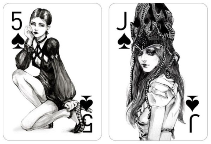 Художественная колода игральных карт от Конни Лим