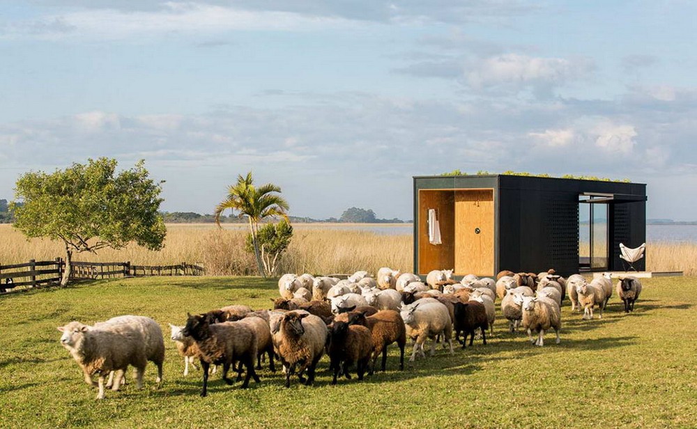 Миниатюрный модульный дачный домик в Бразилии