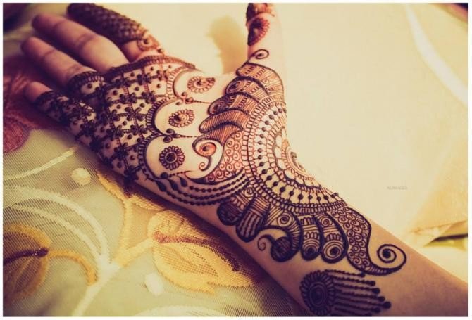 Свадебные татуировки индийских девушек