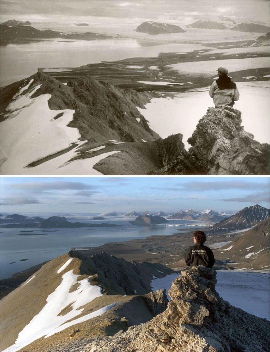 Изменения ледников Арктики за последние 100 лет