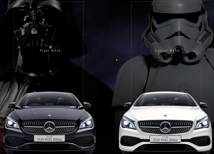 Mercedes-Benz CLA 180 для поклонников Звёздных войн