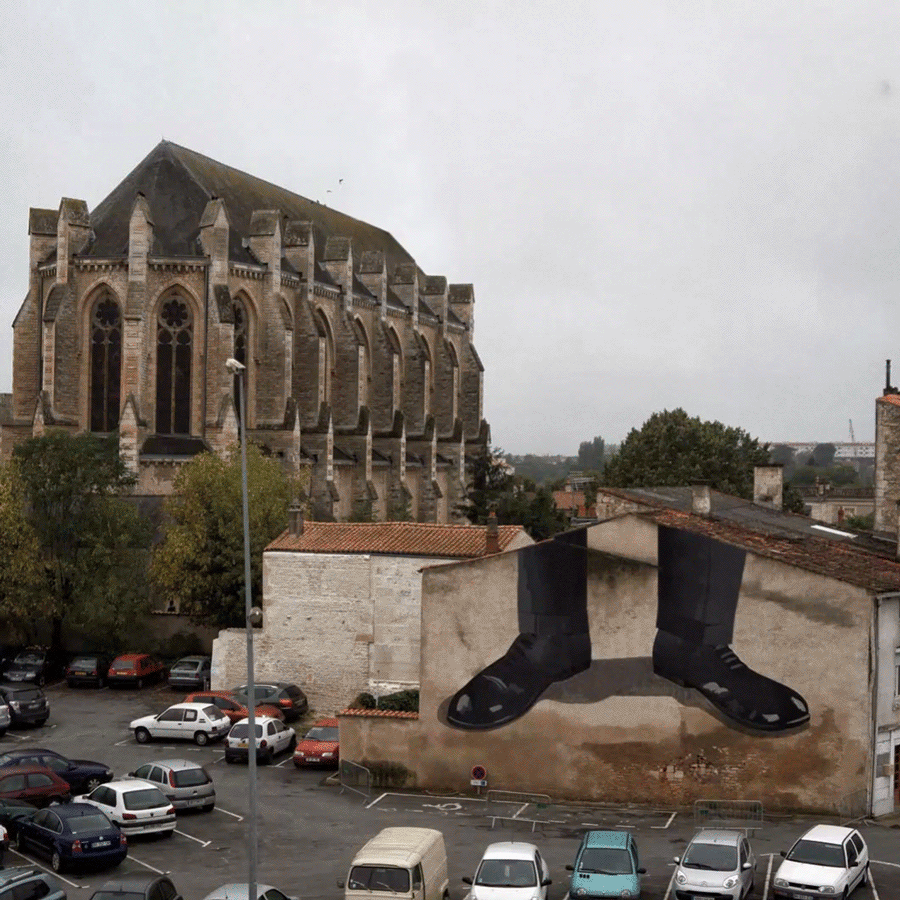 Уличное искусство в движении от испанского фотографа