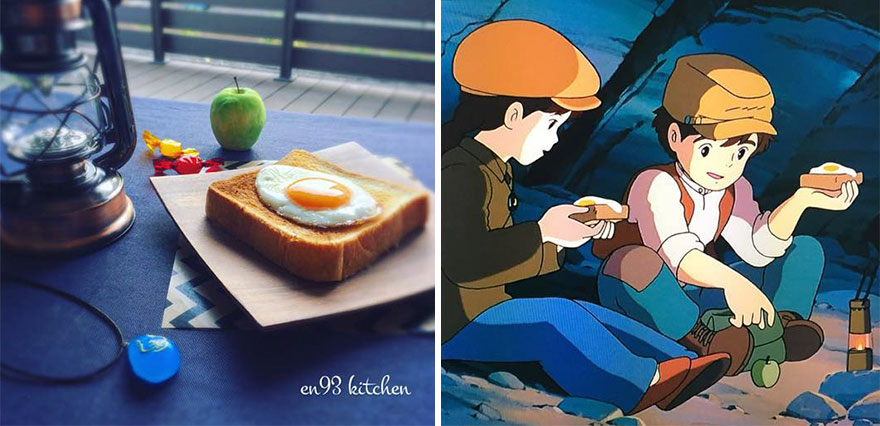 Японка готовит блюда из мультфильмов Миядзаки