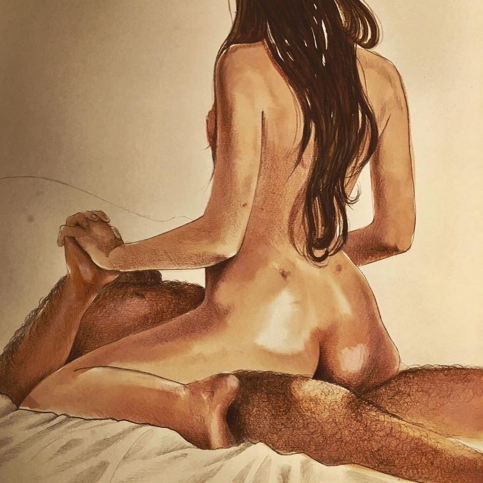 Wife painting porn