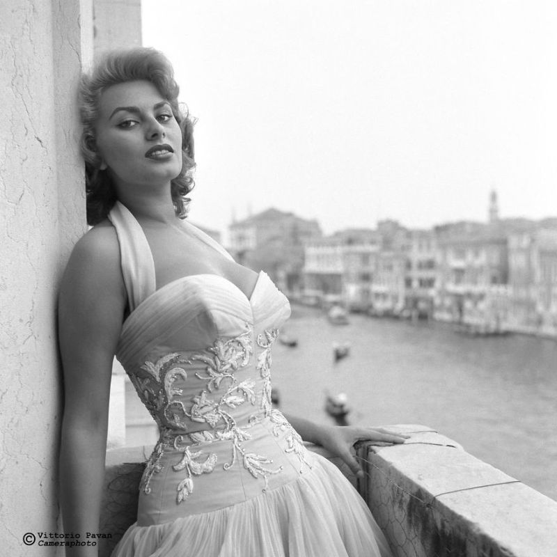 Érdekes képek hírességről az 50-es és 60-as években Velencében