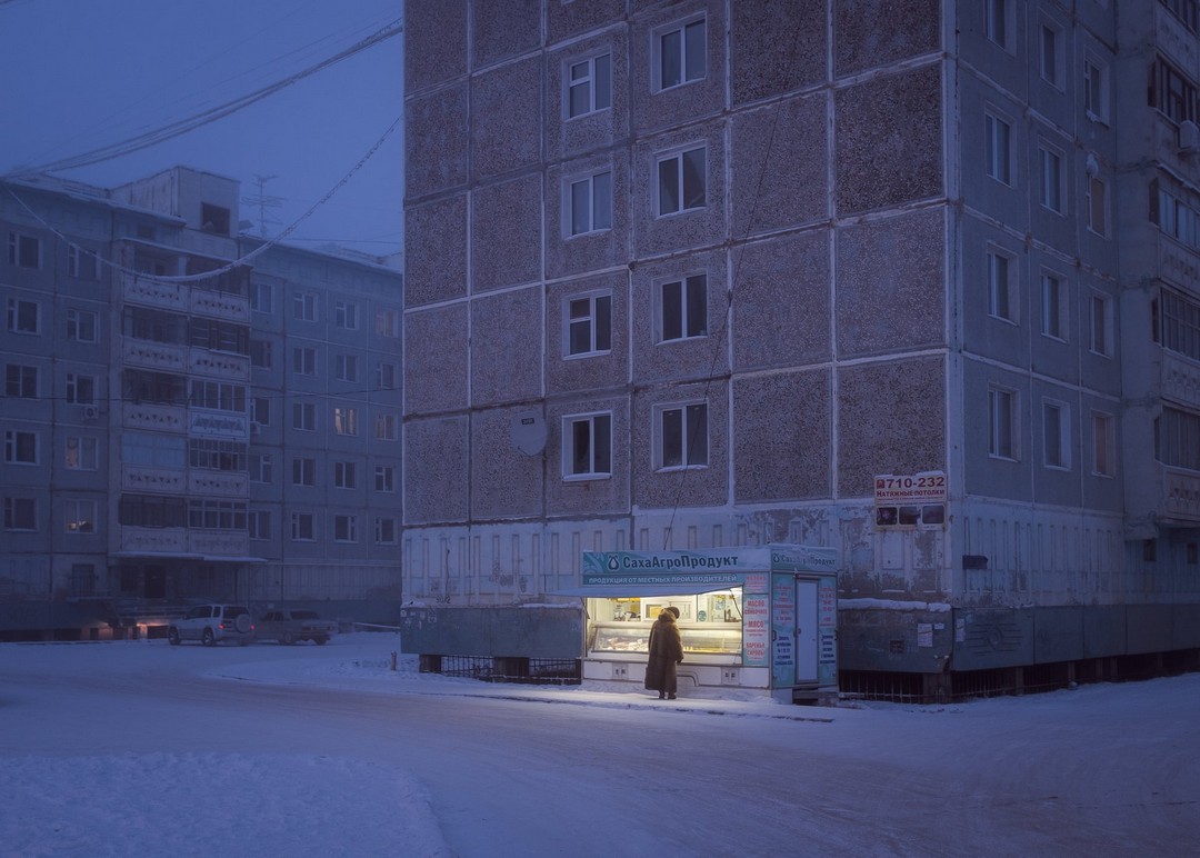 Hideg szibériai város Jakutszk
