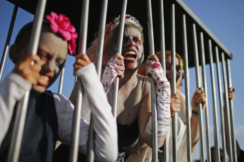 Zombie Walk в Нью-Джерси