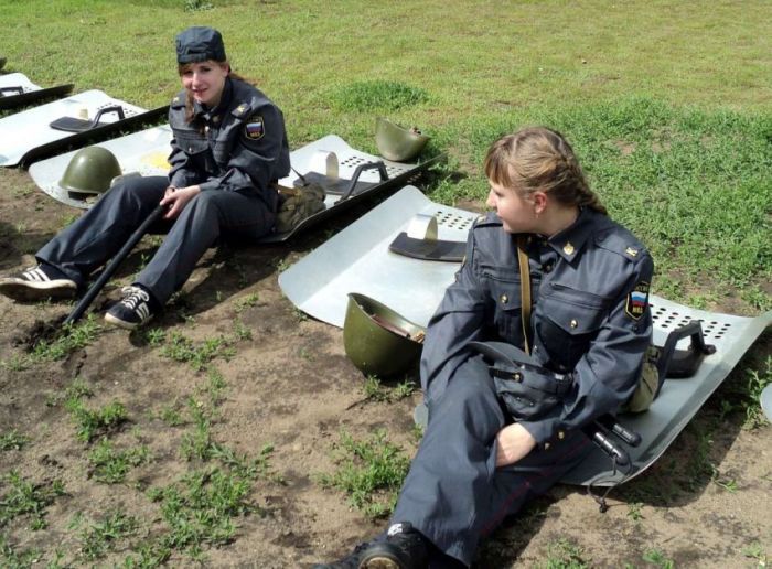 Девушки в Российской полиции
