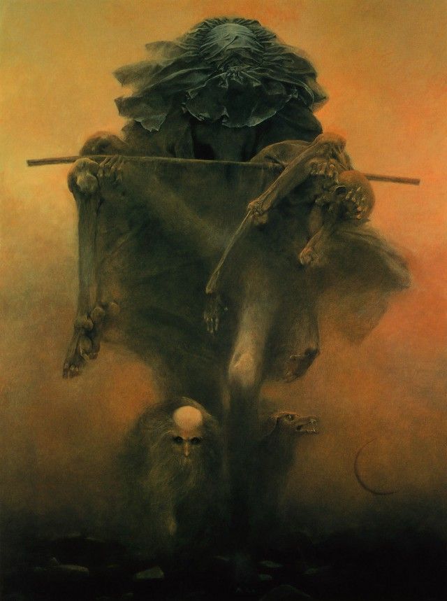 Необычные картины Здзислава Бексиньского
