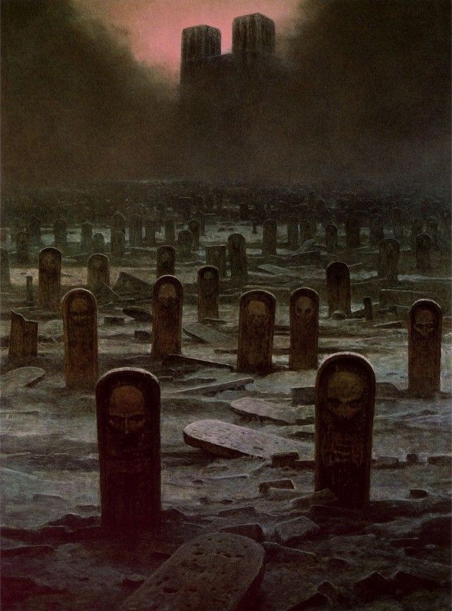 Необычные картины Здзислава Бексиньского