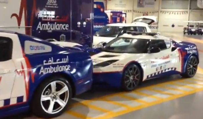 Новые кареты скорой помощи в Дубае
