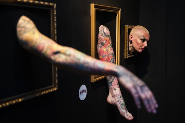 Музей татуировки с живыми экспонатами