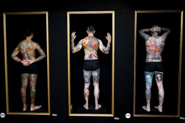 Музей татуировки с живыми экспонатами