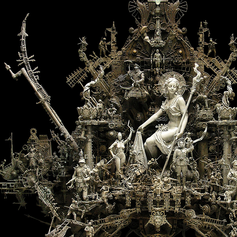 Невероятно сложные скульптуры Криса Кукси