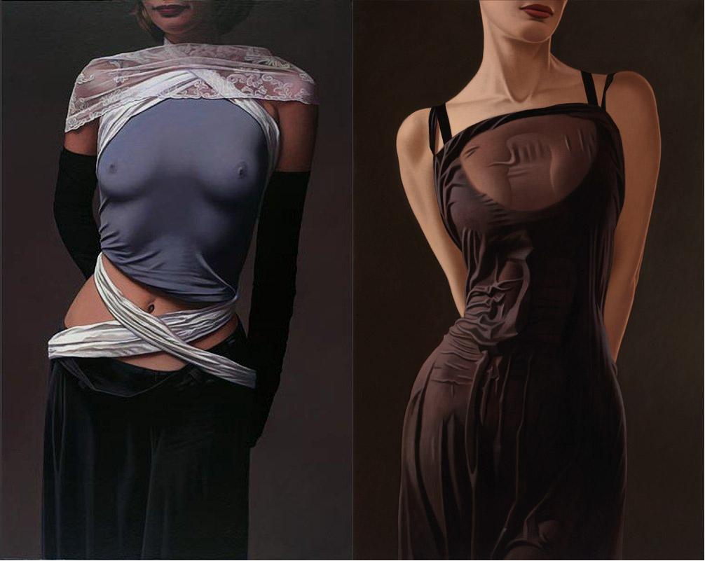 Привлекательные части женского тела в картинах Вилли Киссмера