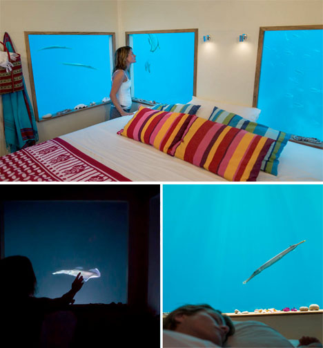 Подводный трехъярусный отель в Индийском океане