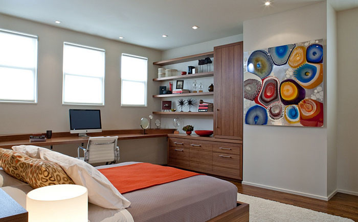 20 креативных идей домашнего офиса в спальне