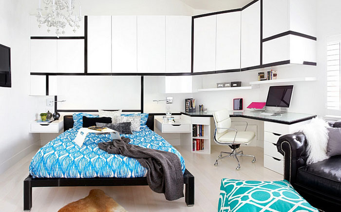 20 креативных идей домашнего офиса в спальне