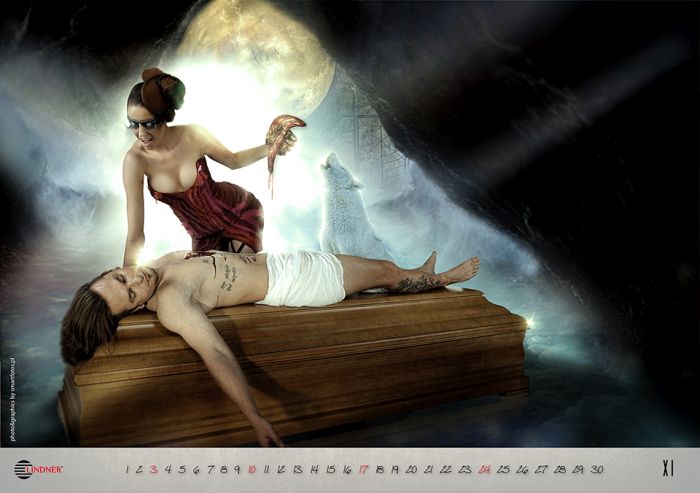 Эротический календарь от компании Lindner