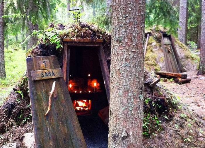 Уникальный отель в лесу