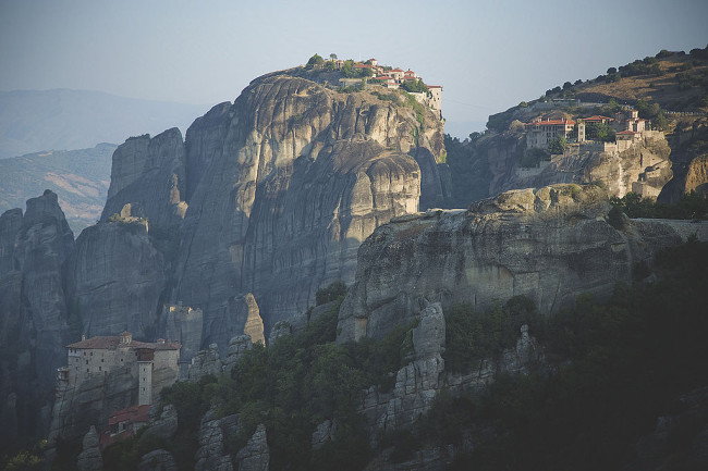 Высокогорные монастыри в Греции