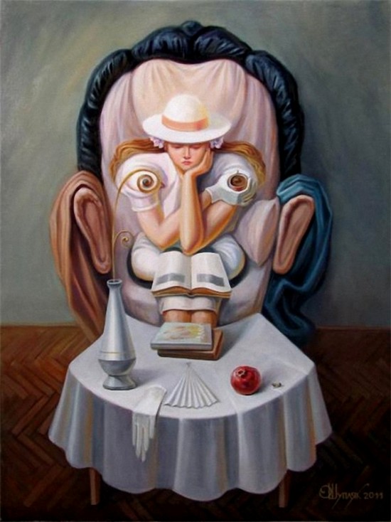 Скрытые лица на полотнах Олега Шупляка
