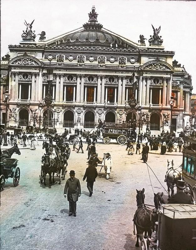 Париж в 1900-ых годах и сейчас