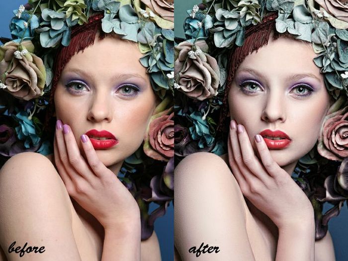 Фото: до и после фотошопа