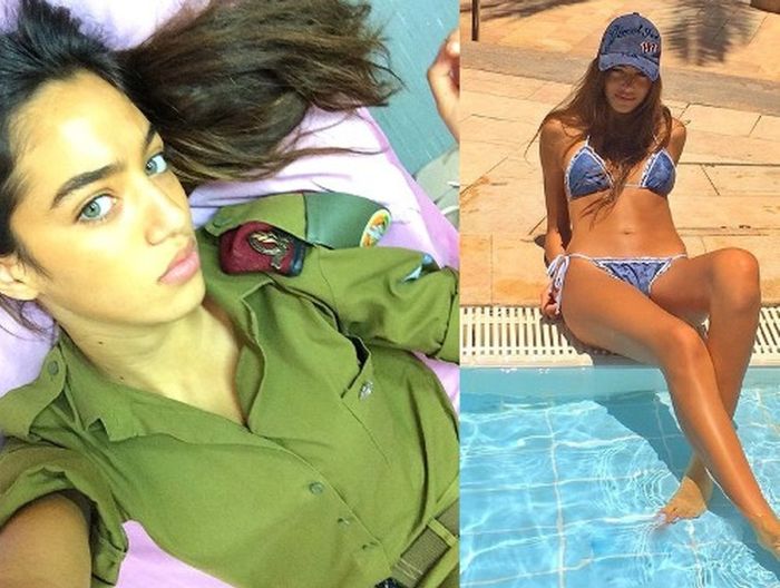 Красивые девушки - военнослужащие израильской армии
