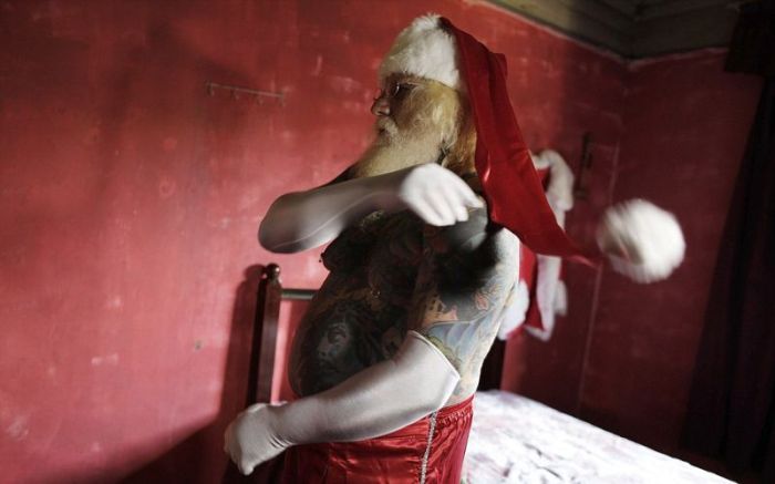 Татуированный Санта-Клаус
