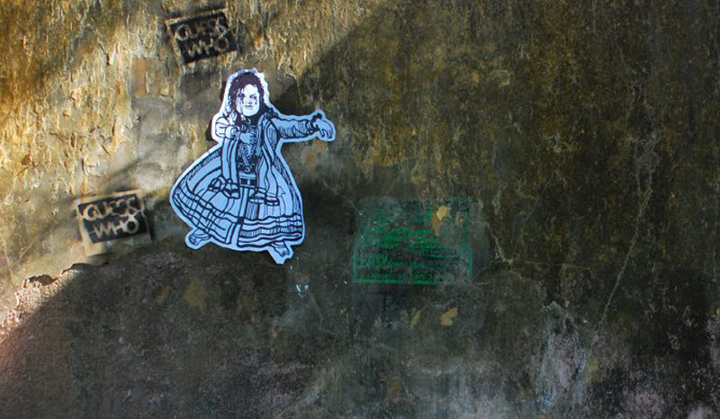 Граффити в индийском городе Коччи