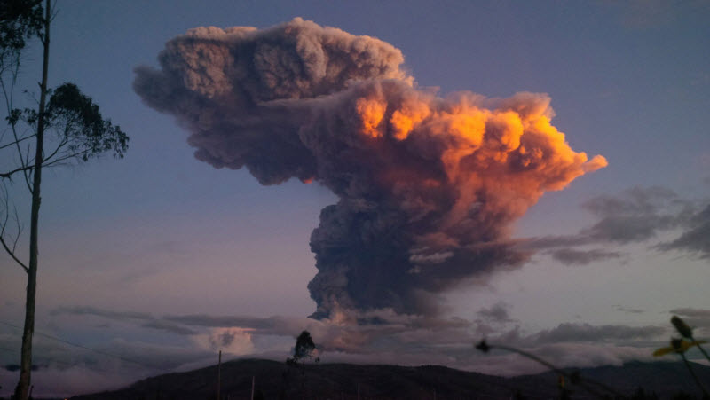 Интересные извержения вулканов в 2014