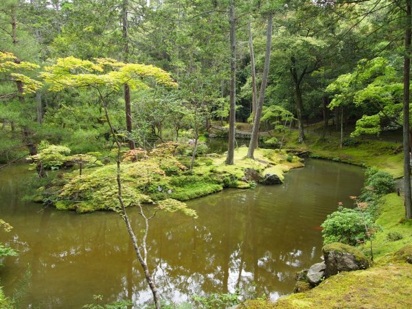 Сад монастыря Сайходзи в Японии
