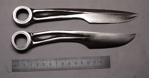Необычные ножи из разных предметов
