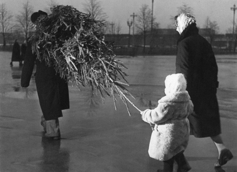 Новогодние фотографии из СССР 1950-х