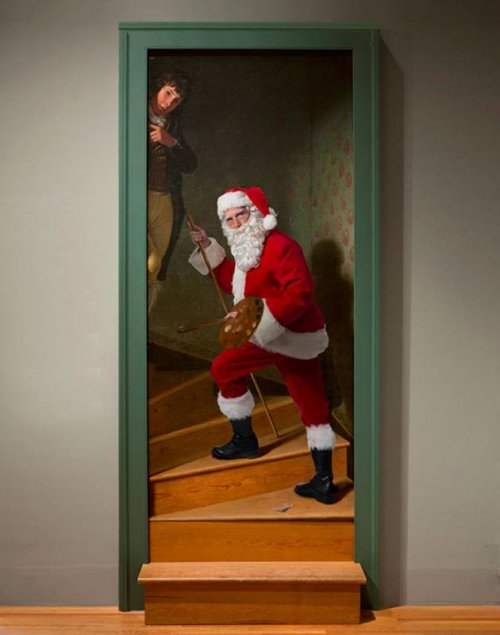 Санта-Клаус на известных картинах