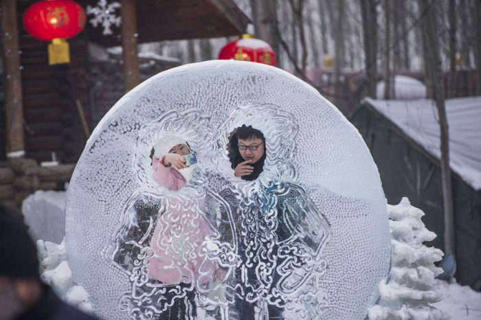 В Харбине стартовал фестиваль скульптур из снега и льда