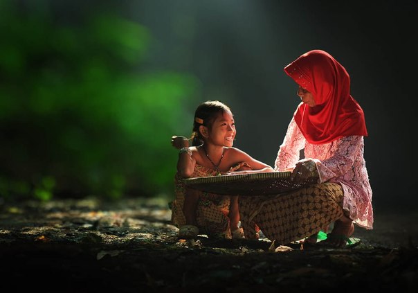 Дети индонезийских деревень