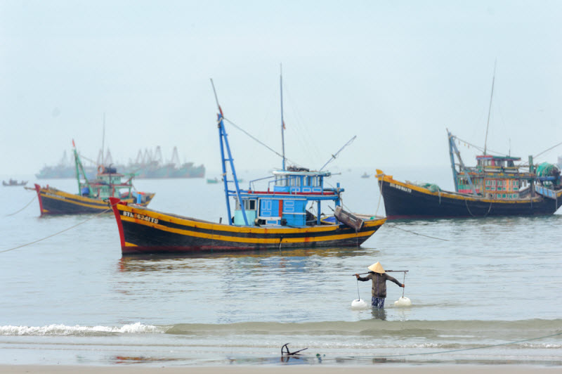 Рыбный рынок в Муй Не, Вьетнам