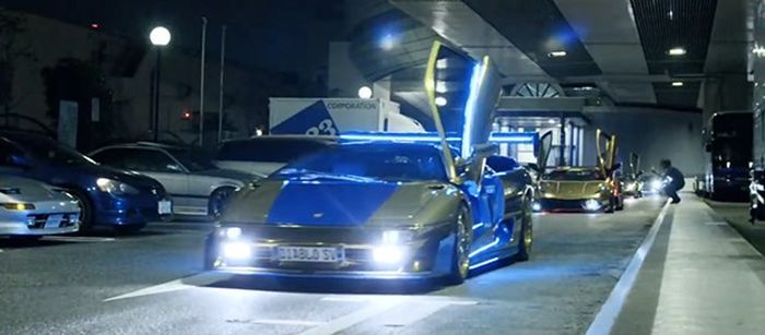 Съезд уникальных автомобилей Lamborghini