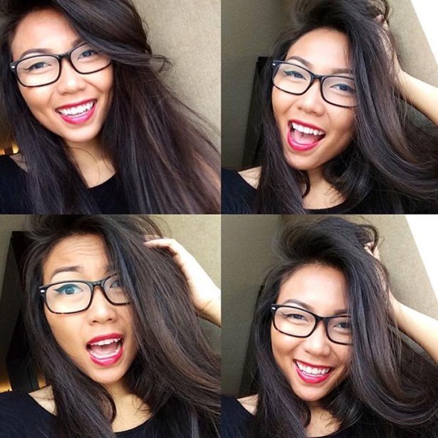 Красивые девушки в очках из социальных сетей