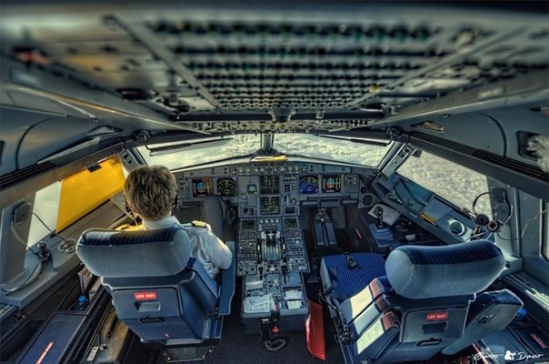 Фотографии, сделанные пилотами из кабин самолетов