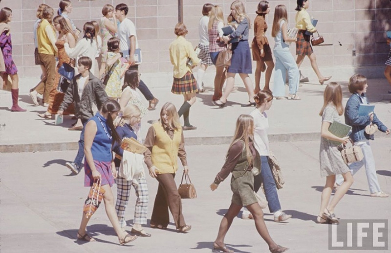 Школьная мода США в 60-е