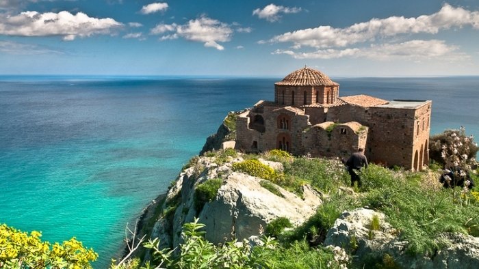 Удивительный город Монемвасия в Греции