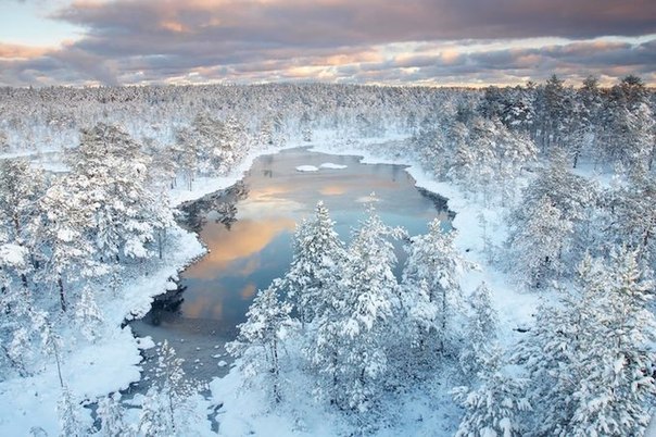 Красота зимних пейзажей
