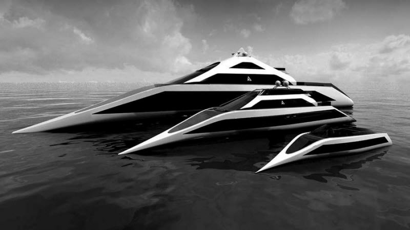 Футуристические яхты будущего