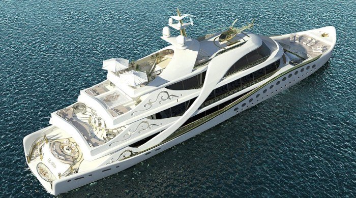 Роскошная яхта специально для женщин-миллионеров